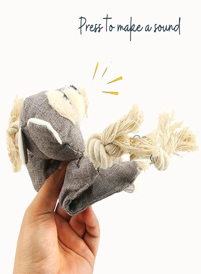 Pet Believe Dog Trust Dog Latex Squeaky Toy Non-Toxic Chewer, Squeaky, No Stuffing, Sturdy, Interactive & Training Crinkle Plush Rope Knots Toy for Dogs & Puppies (Fox) (Pack of 1) - Image 2